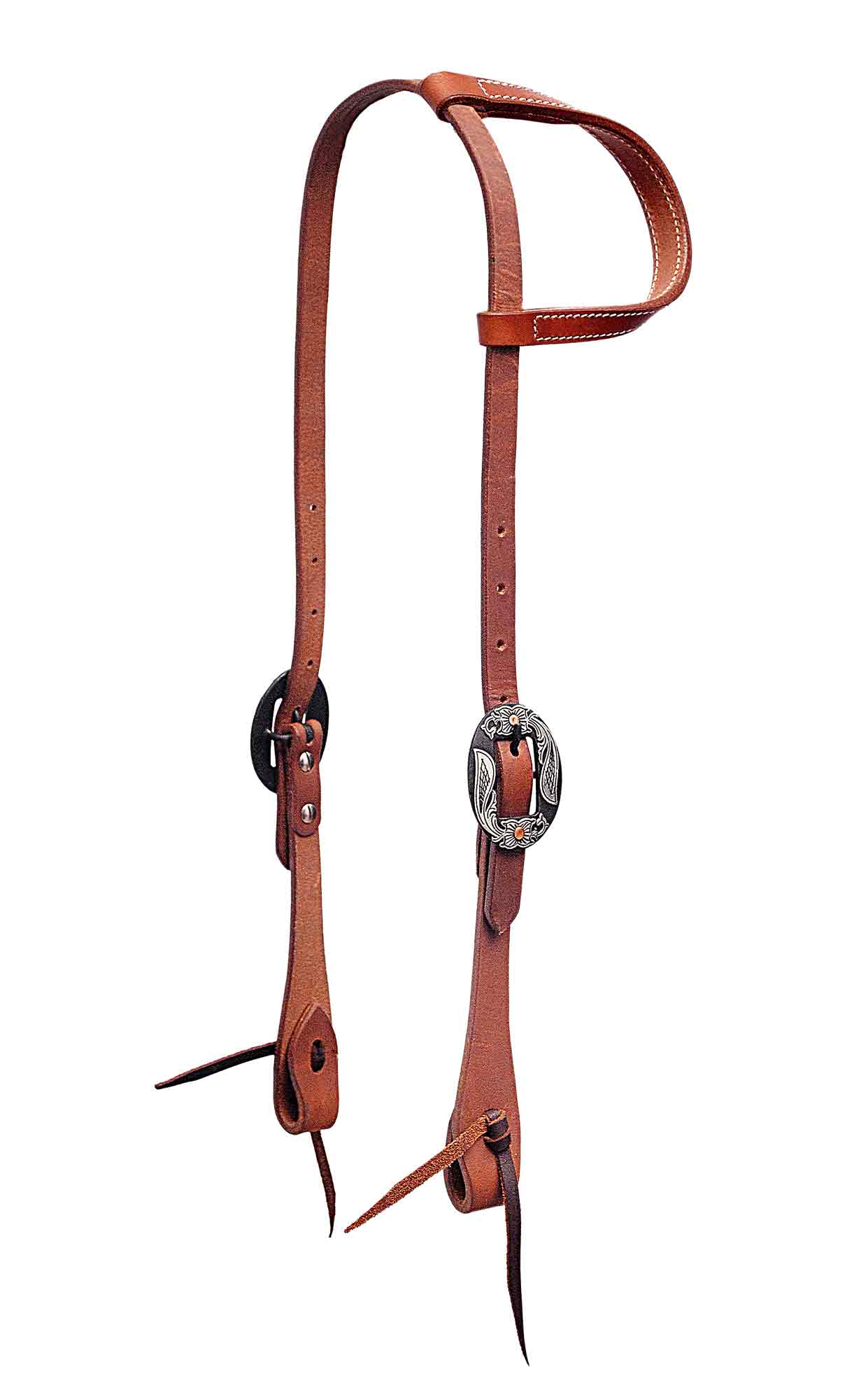 Handcrafted Designer Hardware Working One Ear Headstall