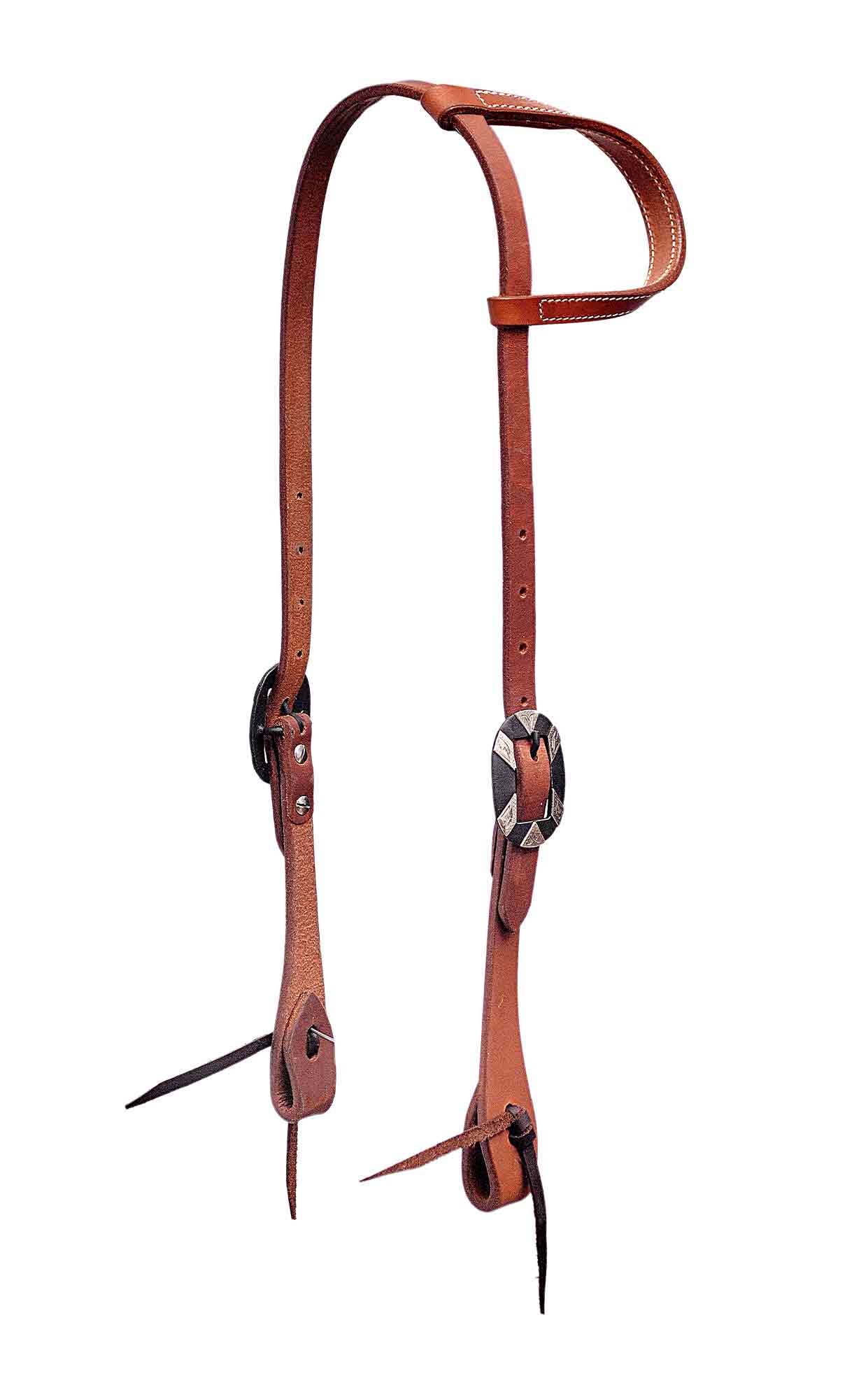 Handcrafted Designer Hardware Working One Ear Headstall