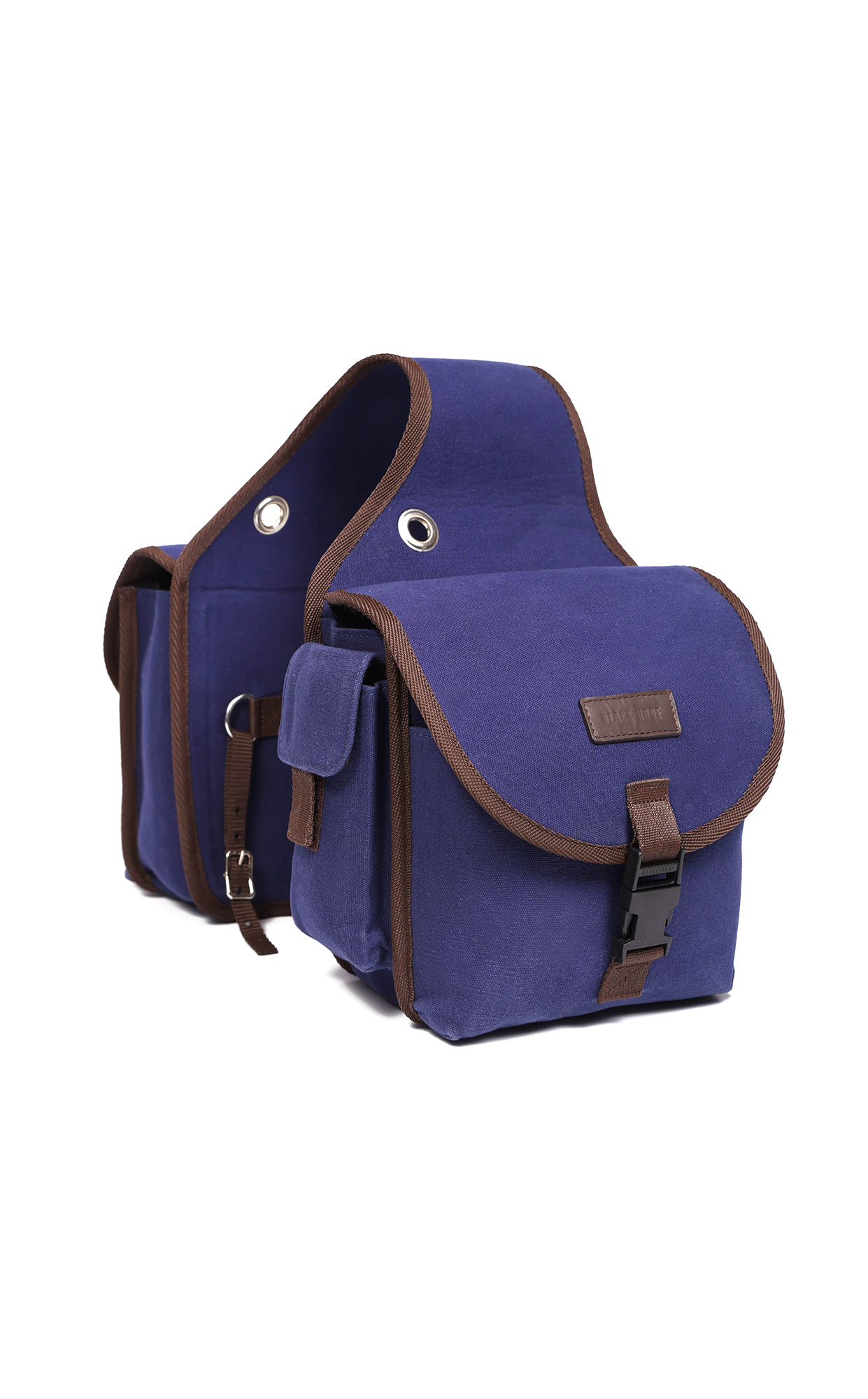 18 OZ  WATER REPELENT CANVAS SADDLE BAG FOR TRAIL RIDING