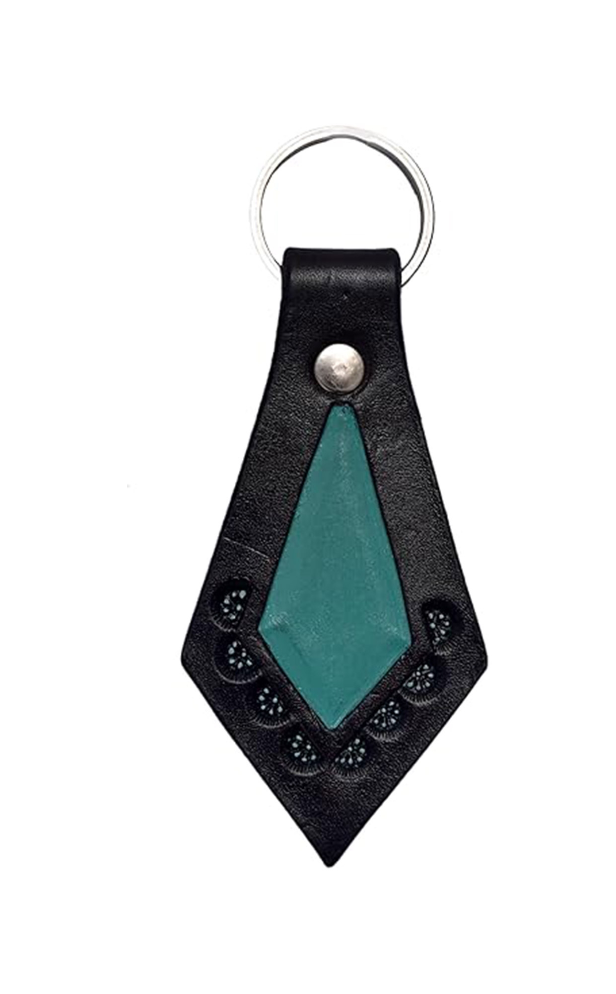 Hand Tooled/Painted/Antiqued Leather Key Chains