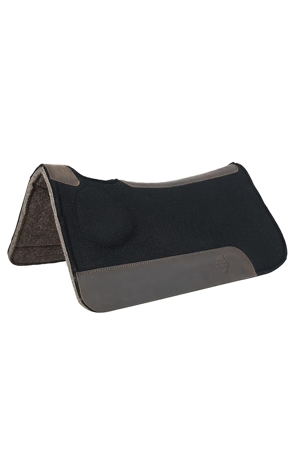 Steam Pressed Merino Wool Ortho-Padic Correction Black Felt Contoured Pad 1 Inch Thick, 99009 Black Correction PAD 1