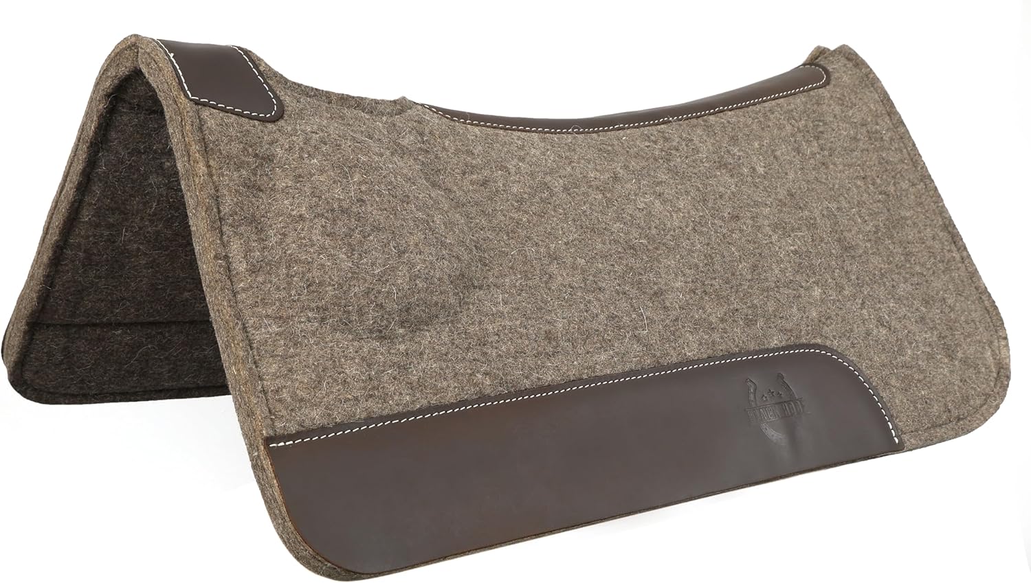 BLACK HOOF Steam Pressed Merino Wool Ortho-Padic Correction Grey Felt Pad 1 Inch Thick, 99008 Grey Correction PAD 1