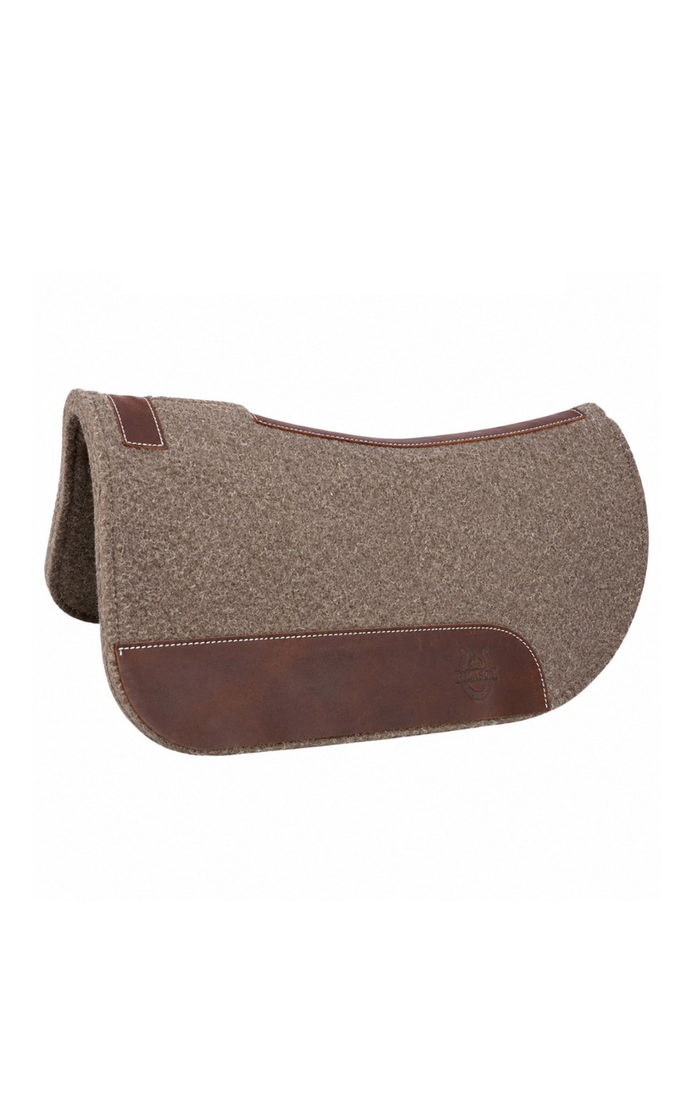 Steam Pressed Merino Wool Barrel Saddle Felt  Pad 1 Inch Thick